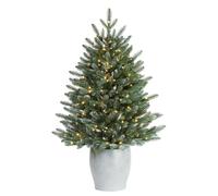 Pre-Lit Grand Nordmann Fir Christmas Tree, 6 ft