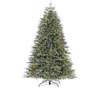 Pre-Lit Mixed Pine Blue Christmas Tree, Dual LED White, 7 ft