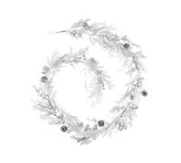 Pre-Lit White Garland