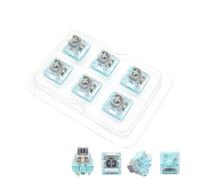 Pre Lubed Mechanical Switches Compatible With KTT TTC 3pin 5pin 6PCS Universal Keyboard Switch(LOONG2 SILVE)