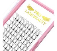 Pre Made Fan Eyelash Extensions 4D-C-0.07-13mm Short Stem Premade Fans Eyelash Extension Pre Fanned Russian Volume Lashes 0.07 0.10 Lash Extensions (4D-C-0.07-13)
