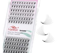 Pre Made Fans Lashes 10D Pointy Base Premade Eyelash Extension 0.07mm C Curl 8-14mm Mixed Length Volume Russian Lash FADVAN(10D-0.07C-MIX)