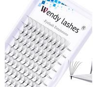 Pre Made Fans Russian Lashes 6D 0.07mm D Curl Mixed Length 8-14mm Premade Volume Eyelash Extensions Middle Tap Pre Fanned Volume Lashes Extension(6d-0.07-d-mix8-14)
