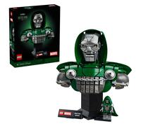 LEGO | Marvel Doctor Doom Bust - Display Model Kit for Adults in ollectible Minifigure & Nameplate - DIY Shelf or Room Decor - Gift Idea for Movie Fans - 76345
