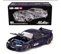 PRE-ORDER Nissan Skyline GT-R (R33) Active Carbon R V2 - Purple Carbon (Kaido House x Mini GT) Diecast 1:64 Scale Model