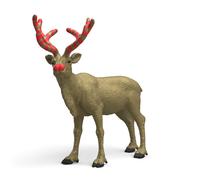 SCHLEICH Farm World - 5" Golden Anniversary Reindeer Figurine - Limited Edition Christmas Collectible Animal Toy for Boys and Girls - Fun Holiday Play Figure for Kids Ages 5+ | 72271