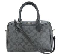 Pre-owned Canvas Handbag - female - Coach Pre-owned - Vintage Handbags - Gray - ONE SIZE - Pre-owned ONE SIZE