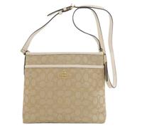Pre-owned Canvas Shoulder Bag - female - Coach Pre-owned - Vintage Cross Body Bags - Beige - ONE SIZE - Pre-owned ONE SIZE