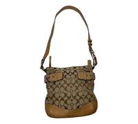 Pre-owned Canvas Shoulder Bag - female - Coach Pre-owned - Vintage Cross Body Bags - Brown - ONE SIZE - Pre-owned ONE SIZE