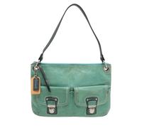 Pre-owned Color-block Leather Shoulder Bag ONE SIZE