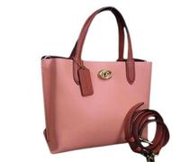 Pre-owned Leather shoulder-bags - female - Coach Pre-owned - Vintage Tote Bags - Pink - ONE SIZE - Pre-owned ONE SIZE