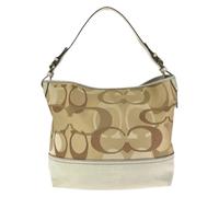 Pre-owned Signature Canvas Leather 2way Bag - female - Coach Pre-owned - Vintage Shoulder Bags - Beige - ONE SIZE - Pre-owned ONE SIZE