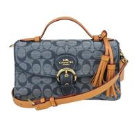 Pre-owned Signature Canvas Leather 2way Handbag ONE SIZE