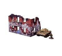 Pre-Painted WW2 Ostfront Stalingrad Apartment Block Back