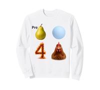 Pre Pear Uranus 4 Chicken Funny Meme Sweatshirt