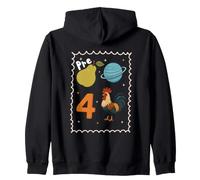 Pre Pear Uranus 4 Chicken Funny Message Zip Hoodie