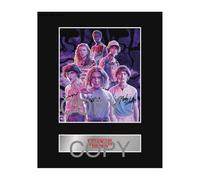 Pre Printed Digitally Signed ST Stranger Things Mounted Photo Display #1 Printed Autograph Signature Picture 10x8 Inch Mount