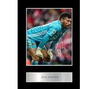 Pre Printed Signature Signed Ben Foster Mounted Photo Display #1 Printed Autograph Picture 10x8 Inch Mount