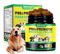 Pre & Probiotics for Dogs - 30 Chews | Digestive & Gut Health Treats | Supports Normal Stool Consistency, Skin Comfort & Seasonal Wellbeing | Gentle Daily Formula for All Breeds