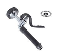 Pre R Pull Down Kitchen Faucet, Single Handle Brass Sprayer Replacement, Pull-Out Sprayer Head for Home & Commercial Use, Gray h, & Easy to Install