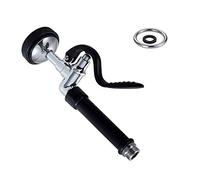Pre Rinse Pull Down Sprayer Single Handle Kitchen Faucet with Pull Down Sprayer Pull-Out Sprayer Head Replacement Part Brass,Blackt3