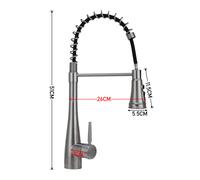 Pre-rinse Pull-Down Swivel Kitchen Faucet