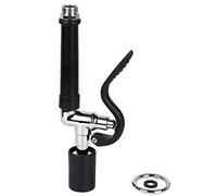 Pre-Rinse Spray Head for Commercial Kitchen Tap Replacement Parts High Pressure Spray Gun Chrome Finished Black,Pull Down Sprayer