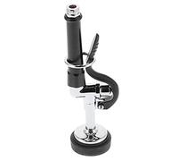 Pre Rinse Spray Valve, High Pressure Commercial Sink Faucet Sprayer Head Replacement Kit, Pre Rinse Sprayer with Handle Grip Assembly for Restaurant Industrial Faucet (Black)