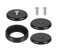 Pre-Rinse Spray Valve Repair Kit 1.42 GPM for All Commercial Sink Kitchen Faucet Dish Sprayer, Bumper and 3 Pcs Spray Face & Screw Replacement Part, Black