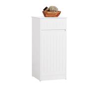 Pre-sale SoBuy BZR110-W, Laundry Cabinet Laundry Chest Bathroom Storage Cabinet, White