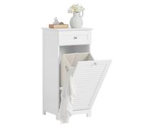 Pre-sale SoBuy BZR73-W, Bathroom Laundry Basket Laundry Cabinet Bathroom Storage Cabinet, White