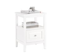 Pre-sale SoBuy FBT131-W, Bedside Table Night Stand Side Table End Table Coffee Table Lamp Table with Drawer, White