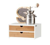 Pre-sale SoBuy FRG180-WN, Coffee Machine Stand & Coffee Pod Capsule Teabags Box Holder Organizer, White