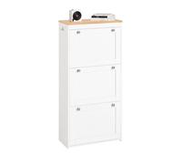 Pre-sale SoBuy FSR144-WN, 3 Drawers Shoe Cabinet Shoe Rack Shoe Storage Cupboard Organizer, White