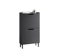 Pre-sale SoBuy FSR151-SCH, 3 Flip-drawers Shoe Cabinet Shoe Rack Shoe Storage Cupboard Organizer Unit, Black