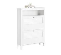 Pre-sale SoBuy FSR152-W, Hallway Shoe Cabinet Shoe Rack Shoe Storage Cupboard Organizer, White