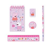 Pre School 5 Pcs Peppa Pig Set With Note Pad | Acotis