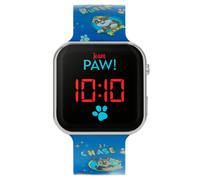 Pre School Paw Patrol Printed Strap Led Blue Watch PAW4354 - Stainless Steel