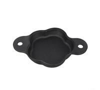 Pre Seasoned Cast Iron Grill Pan for Garlic Roasting and For Grilling, Compact Design with Carry Handle for Easy Use
