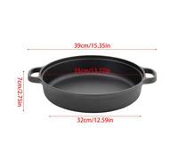 Pre-Seasoned Cast Iron Skillet with Dual Handles