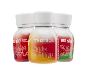 Pre-Shot Pre-Workout Energy Shot | 5 Functional Mushrooms | 200mg Caffeine, Beta Alanine, Beetroot | No Tingling, No Crash | Vegan, Sugar-Free | 60ml Ready-to-Drink | 6-Pack