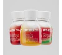 Pre-shot Pre-Workout - Natural Energy Boost with Beta Alanine, Beetroot & Mushrooms - No Jitters, No Crash - Vegan & Sugar-Free | 6 Pack (60ml, Fruit Variety)