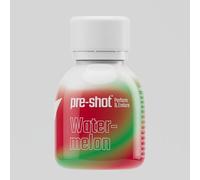 Pre-shot Pre-Workout - Natural Energy Boost with Beta Alanine, Beetroot & Mushrooms - No Jitters, No Crash - Vegan & Sugar-Free | 6 Pack (60ml) (60ml, Watermelon)