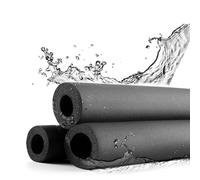 Pre Slit Insulation Foam Tube, Ac Pipe Insulation, Self Seal Pipe Insulation Lagging, Strong Flexibility, Insulation and Antifreeze, for Indoor and Outdoor Water Pipes ( Color : Black , Size : Id 25mm