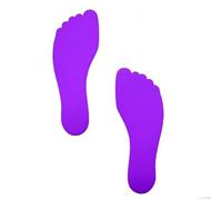 Pre-Sport Unisex-Youth Foot Floor Marker (Pack of 6), Purple, Size