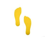 Pre-Sport Unisex-Youth Foot Floor Marker (Pack of 6), Yellow, One Size