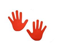 Pre-Sport Unisex-Youth Hand Floor Marker (Pack of 6), Red, One Size