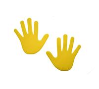 Pre-Sport Unisex-Youth Hand Floor Marker (Pack of 6), Yellow, One Size