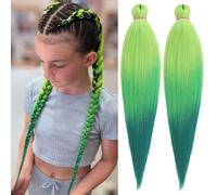 Pre Stretched Braiding Hair 26 inch 3 Packs Prestretched Braids Extensions Straight Braids Yaki Texture (FR-31)