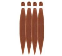 Pre Stretched Braiding Hair for Women, Yaki Straight Hot Water Synthetic(#30)